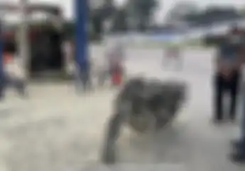 Miris, Motor Klasik BSA Terbakar Saat Isi Bensin di SPBU Siantar, Dispenser Ikut Hangus