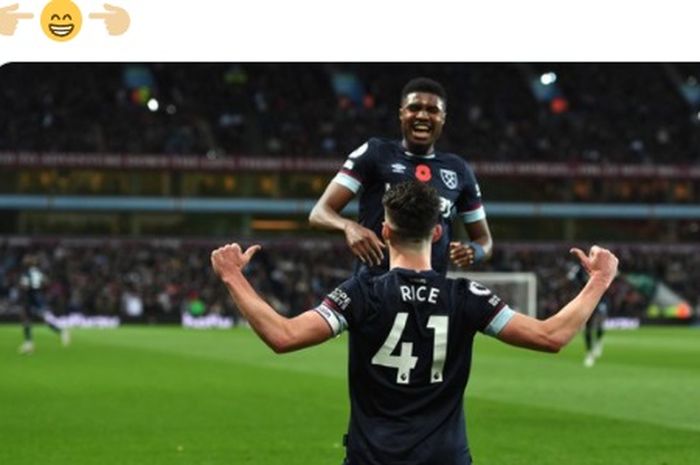 Menurut assisten pelatih West Ham United, Stuart Pearce, di usia yang sama, Declan Rice lebih baik ketimbang legenda Manchester United, Roy Keane.