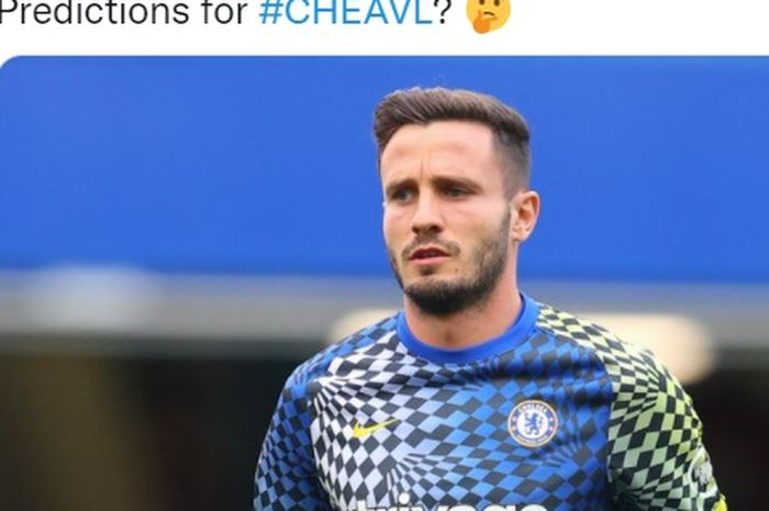 Gelandang Atletico Madrid, Saul Niguez, yang dipinjamkan ke Chelsea pada musim 2021-2022.