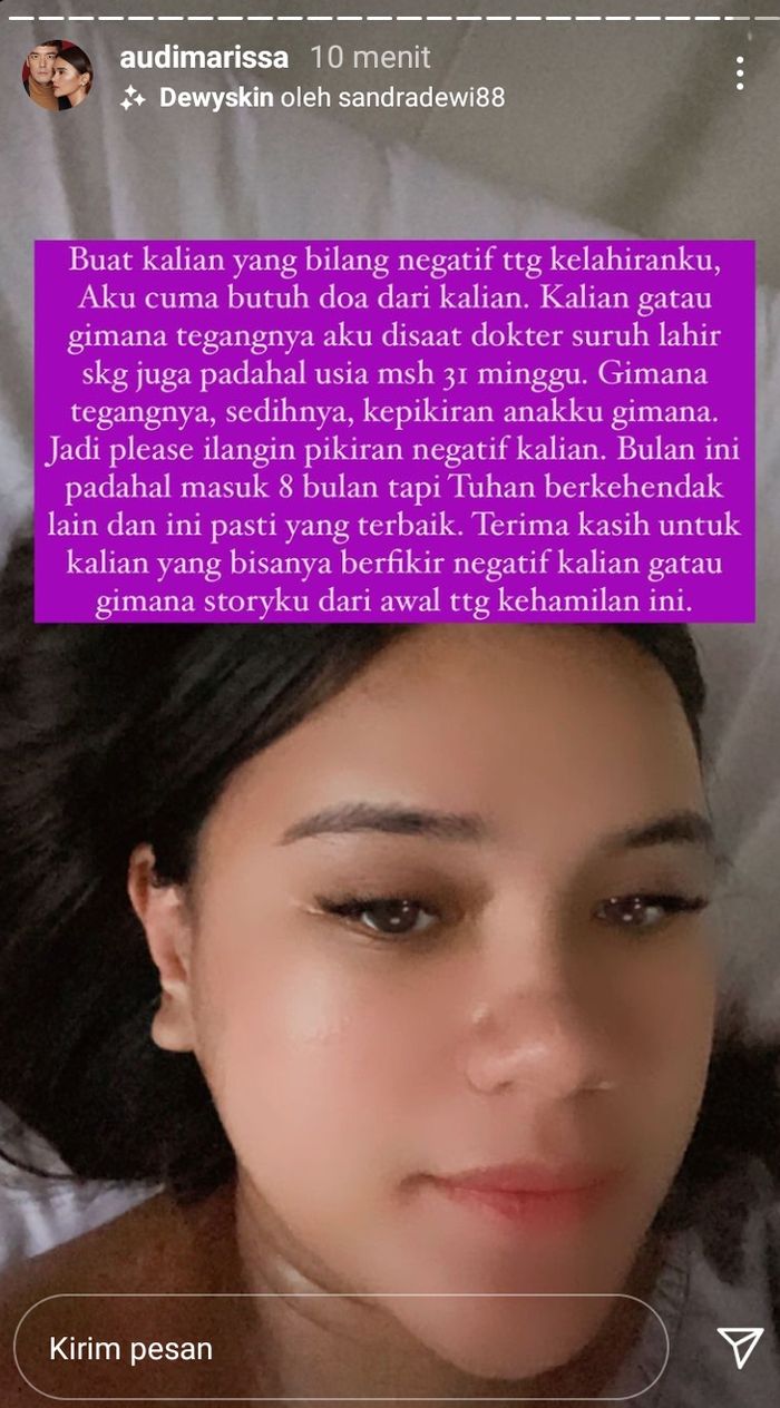 Curhatan Audi Marissa