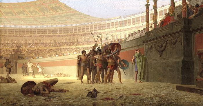 Darah gladiator yang bercucuran setelah pertandingan pun diminum oleh orang Romawi. Orang Romawi percaya darah gladiator bisa menyembuhkan epilepsi.