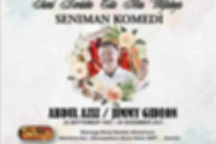 Komedian Jimmy Gideon meninggal dunia