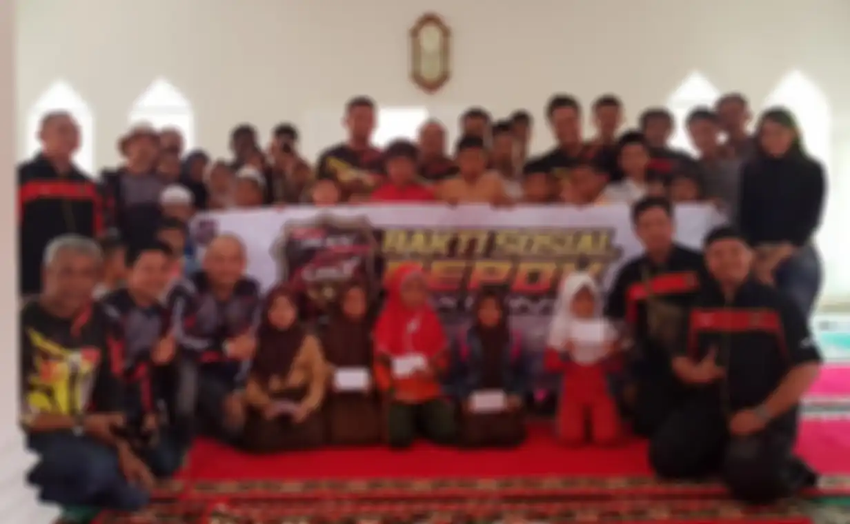 Jempol.. Depok Max Owners Silaturahmi Sambil Berbagi ke Garut