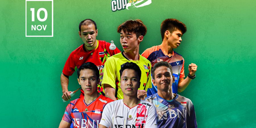 Jadwal Bright Up Cup 2022 -  Anthony vs Chico, Fajar Berpasangan dengan Pramudya