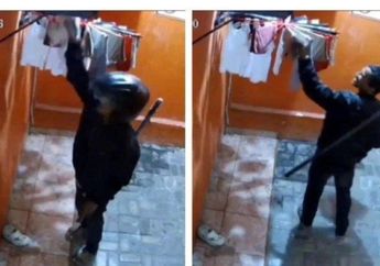 Terekam CCTV, Pria Ini Kepergok Nyolong Celana Dalam Wanita Bersuami di Jakarta Timur: Dia Cengar-cengir