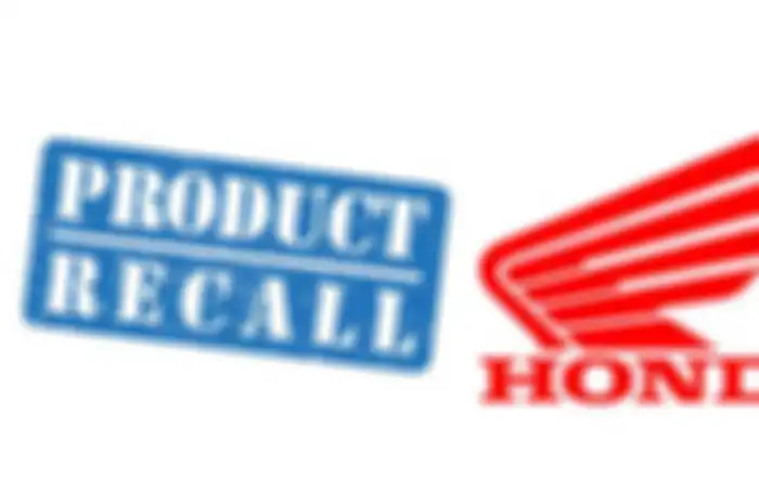 Ilustrasi recall motor Honda