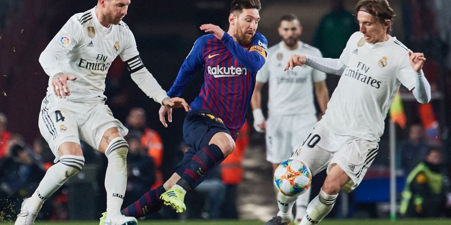 Media Barcelona: Gratis, Memukul Lionel Messi di Bernabeu