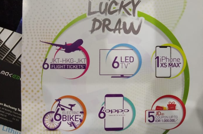 Lucky Draw di ICEE Indonesia 2018