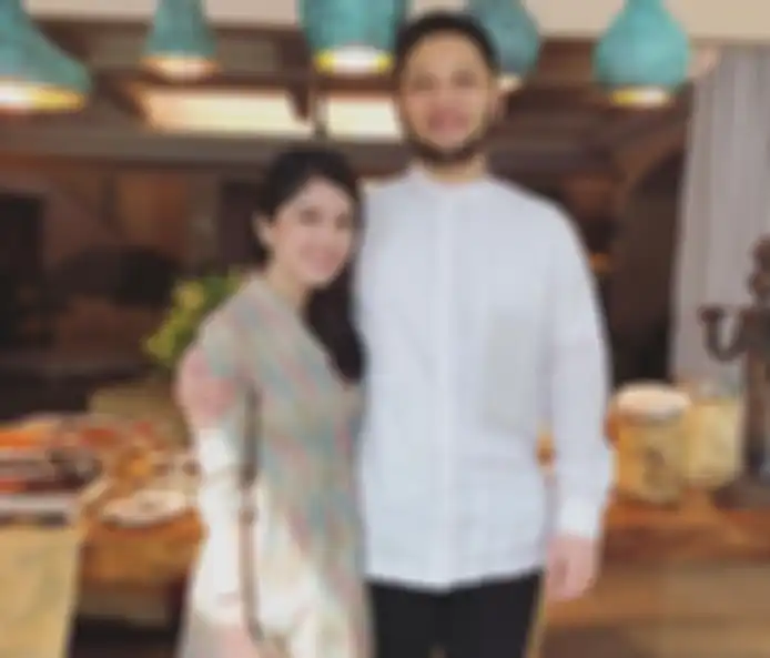 Mantan Nagita Slavina dan istrinya