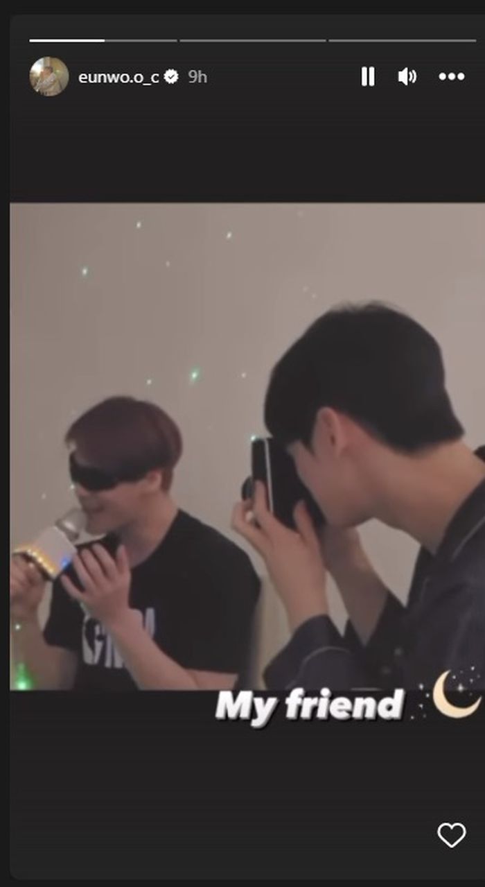 Instagram story Cha Eun Woo pada Selasa (30/5/2023)