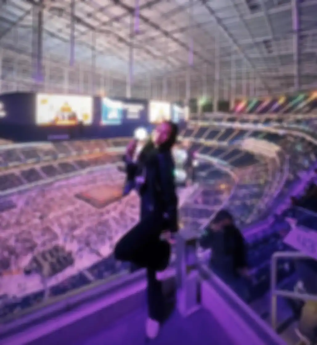Raina nonton konser BTS di LA