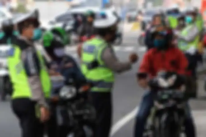 Ilustrasi razia polisi. Operasi Zebra 2020 berakhir 3 hari lagi