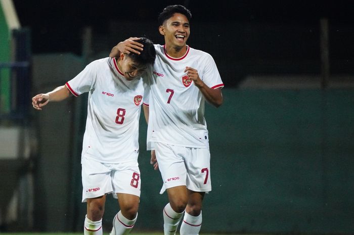 Suasana laga uji coba antara timnas U-23 Indonesia vs UEA U-23 di The Sevens Stadium, Dubai, Uni Emirate Arab, Selasa (9/3/2024) dini hari