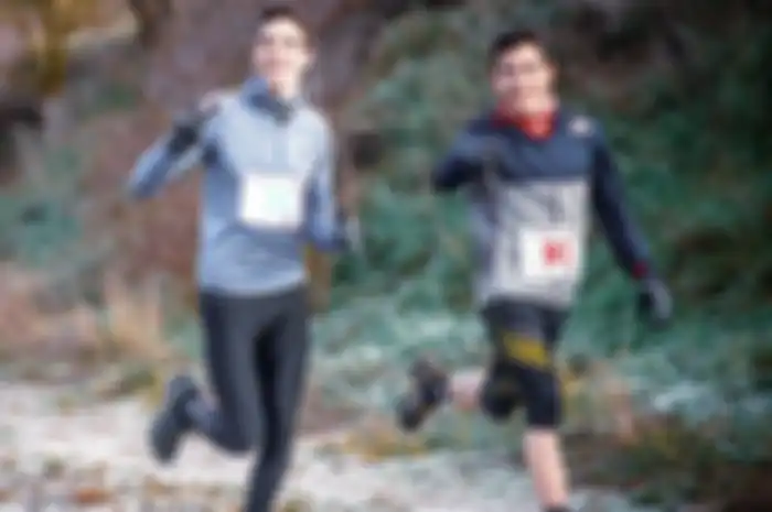 Alex Marquez dan Marc Marquez jogging bareng
