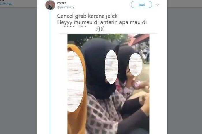 Tiga cewek ini batalkan orderan driver ojol akibat alasan konyol