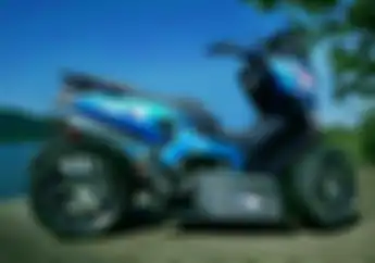 Heboh! Yamaha NMAX Hedon, Dimodifikasi 3 Roda Layaknya Can Am Spyder