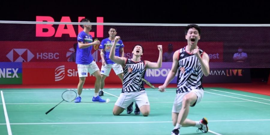 Hasil Undian BWF World Tour Finals 2021 - Marcus/Kevin 1 Grup dengan Peraih Emas Olimpiade Tokyo 2020