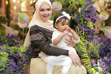 Di Tengah Wabah Virus Corona hingga Malaysia Lakukan Lockdown, Siti Nurhaliza Rayakan Ulang Tahun Anak Semata Wayangnya Cuma Bertiga