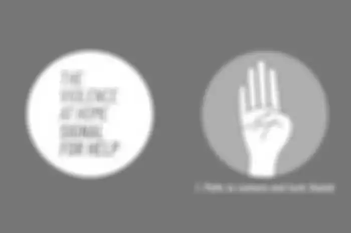 The Signal for Help atau Kode Empat Jari.