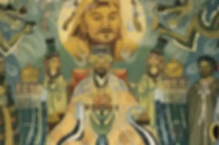 Ilustrasi Genghis Khan.