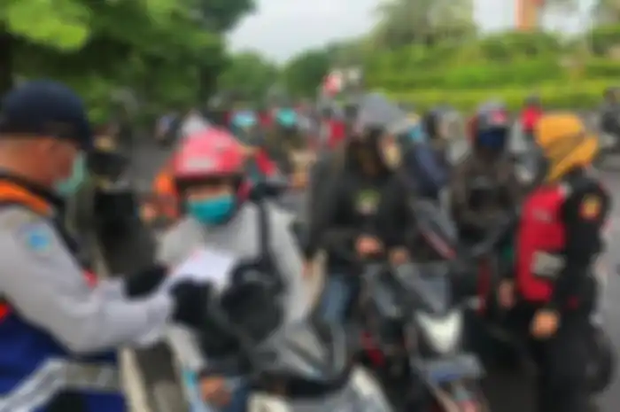 Ilustrasi checkpoint PSBB