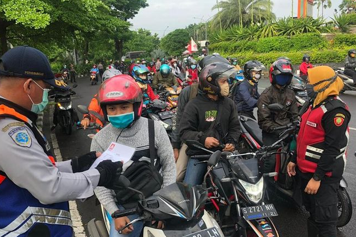 Ilustrasi checkpoint PSBB