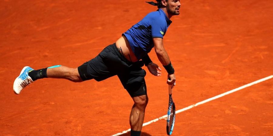 Fabio Fognini Tundukkan Tsonga pada Babak Ke-1 Rome Masters 2019