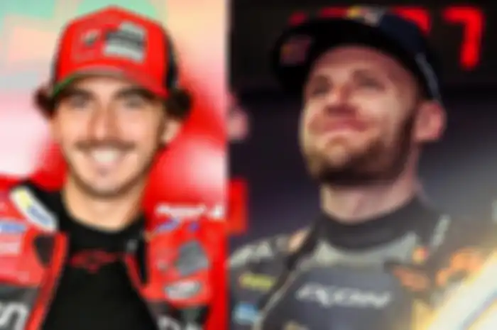 Baru tahu Francesco Bagnaia (kiri) dan Brad Binder (kanan) mantap bikin rekor di Sprint Race MotoGP Italia 2023 di sirkuit Mugello