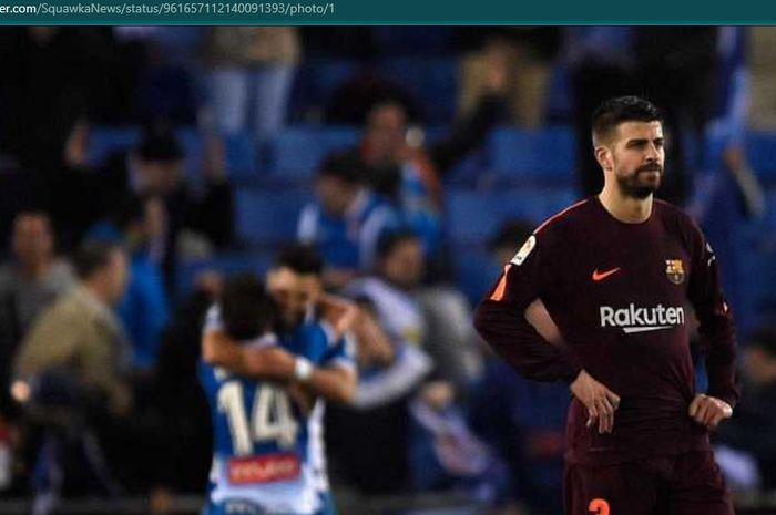 Duel antara Barcelona dan Espanyol bisa menjadi momen bagi Gerard Pique untuk menjadi raja baru di Derbi Catalunya.