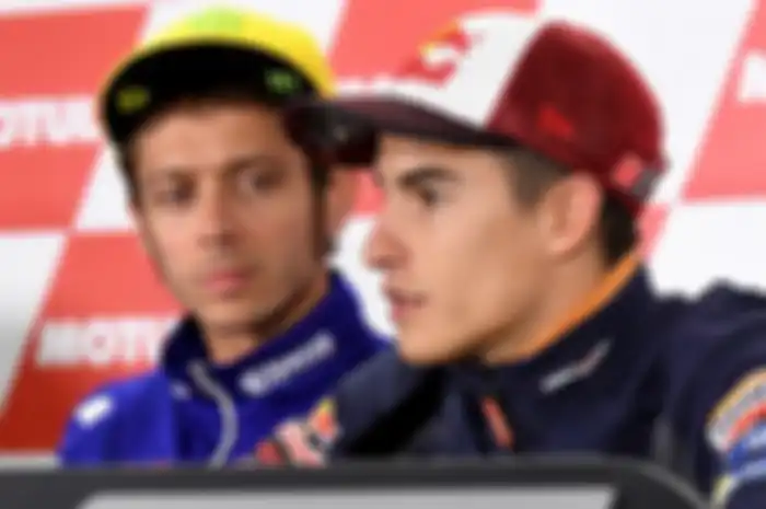 Valentino Rossi dan Marc Marquez