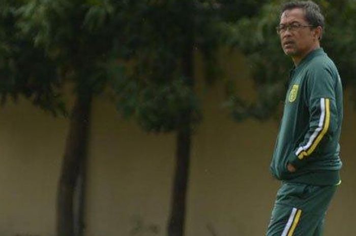 Pelatih Persebaya Surabaya, Aji Santoso.