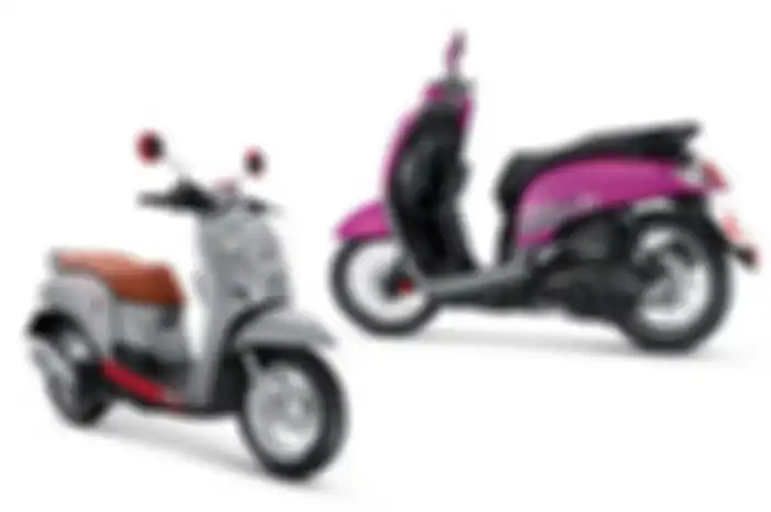 Honda Scoopy versi Thailand ada pilihan pelek jari-jari berdiameter 14 inci
