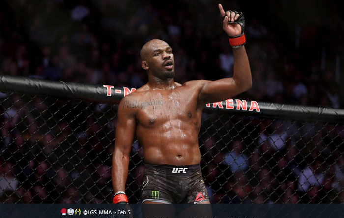 Mantan juara kelas berat ringan UFC, Jon Jones. 