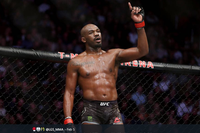 Mantan juara kelas berat ringan UFC, Jon Jones. 