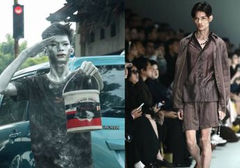 Profil Manusia Silver yang Jadi Model Catwalk, Viral Penghasilannya Mendadak Melonjak Drastis!
