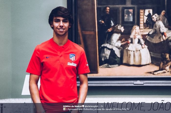 Pemain baru Atletico Madrid, Joao Felix.