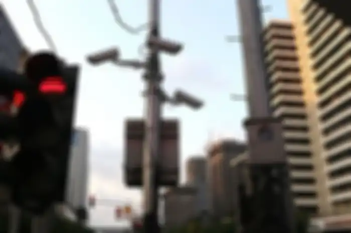 Ilustrasi kamera tilang elektronik yang terpasang di beberapa ruas jalan di Jakarta.