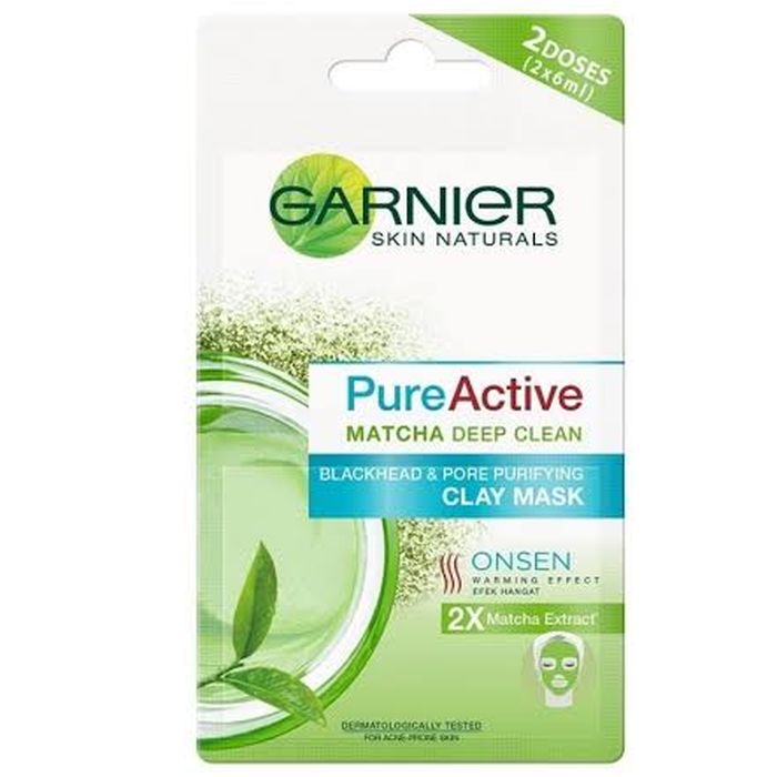 Garnier Pure Active Matcha Deep Clean Clay Mask 