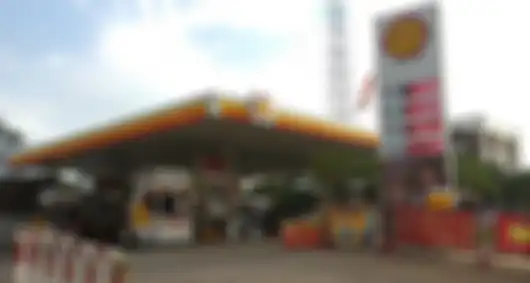 Ilustrasi SPBU Shell.