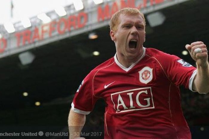 Gelandang legendaris Manchester United, Paul Scholes.