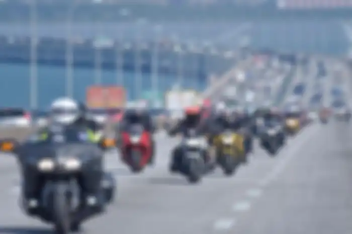 Ilustrasi konvoi motor