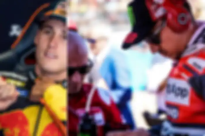 Pol Espargaro (kiri) dan Jorge Lorenzo
