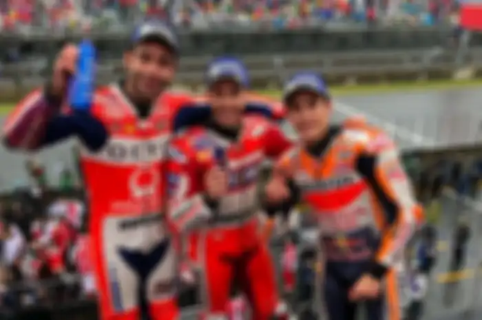 Danilo Petrucci paling kiri, sebut Marc Marquez akan dominasi MotoGP