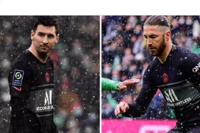 Megabintang Paris Saint-Germain, Lionel Messi, sukses mencuri perhatian dalam pertandingan debut Sergio Ramos bersama Les Parisiens. 