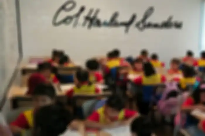 Suasana Lomba Mewarnai KFC x Majalah Bobo