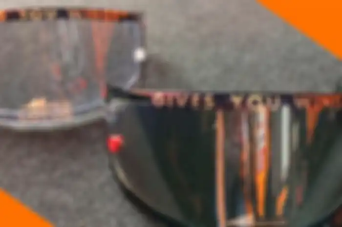 Visor helm