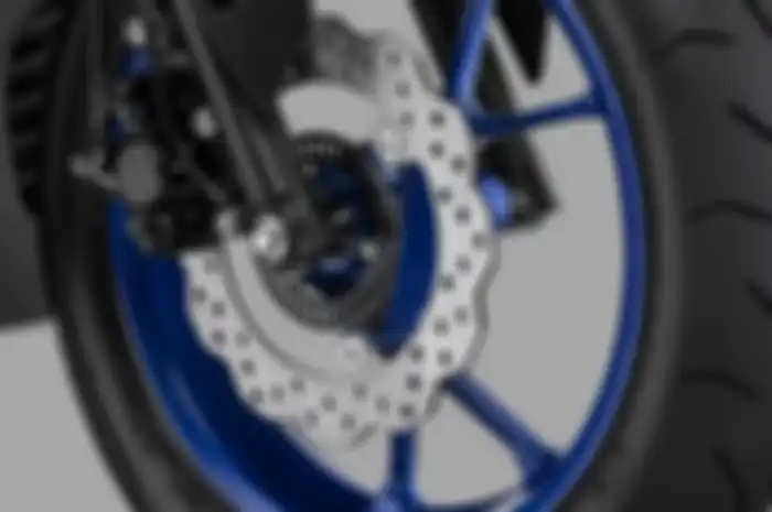 Ilustrasi piringan cakram rem motor.