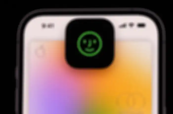 Ilustrasi under screen face ID Apple yang akan jadi merupakan evolusi Dynamic Island.