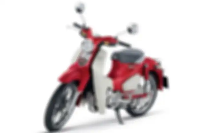 Warna merah pada Honda Super Cub C125