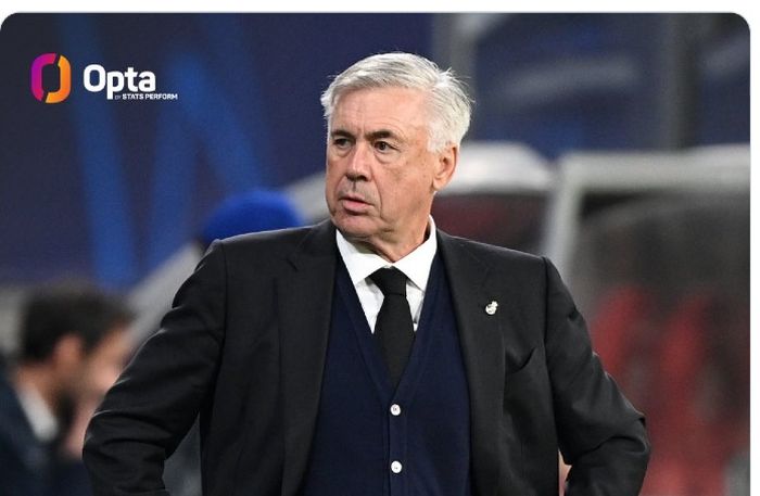 Pelatih Real Madrid, Carlo Ancelotti.